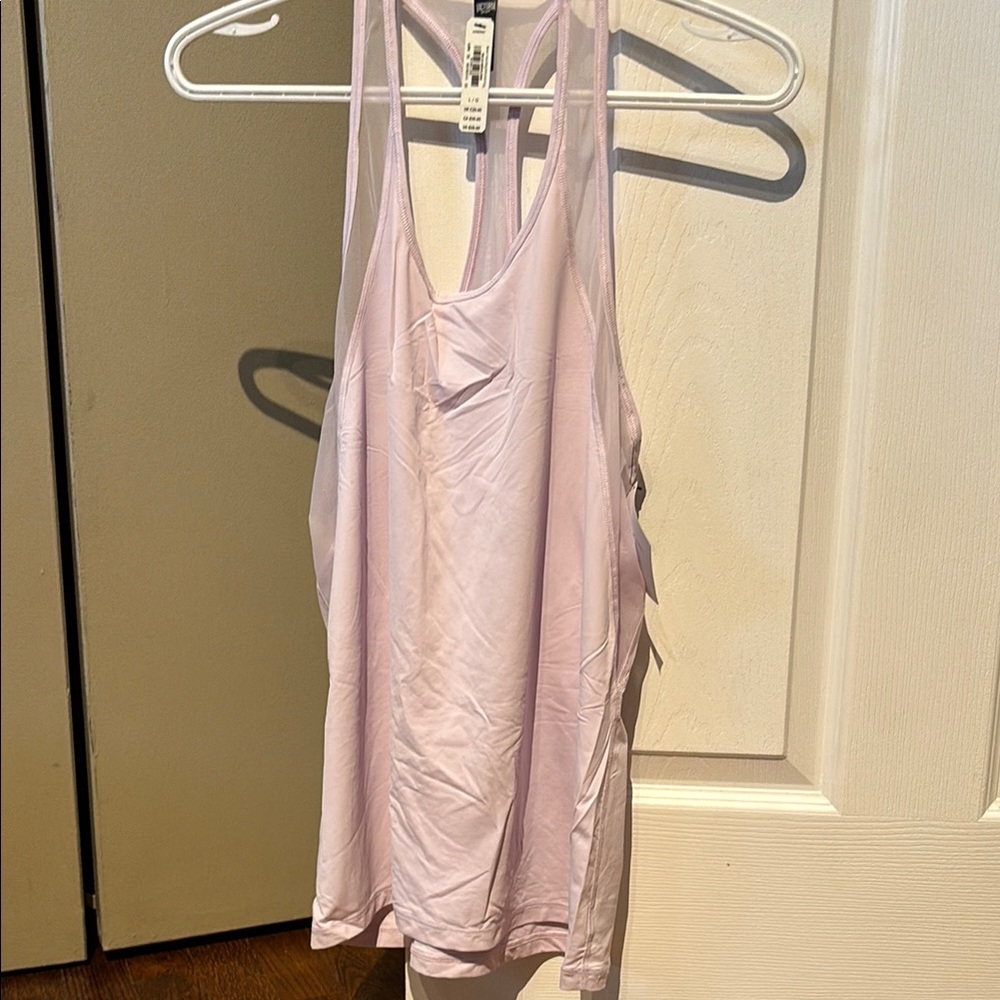 Light Pink Racerback Tank Top